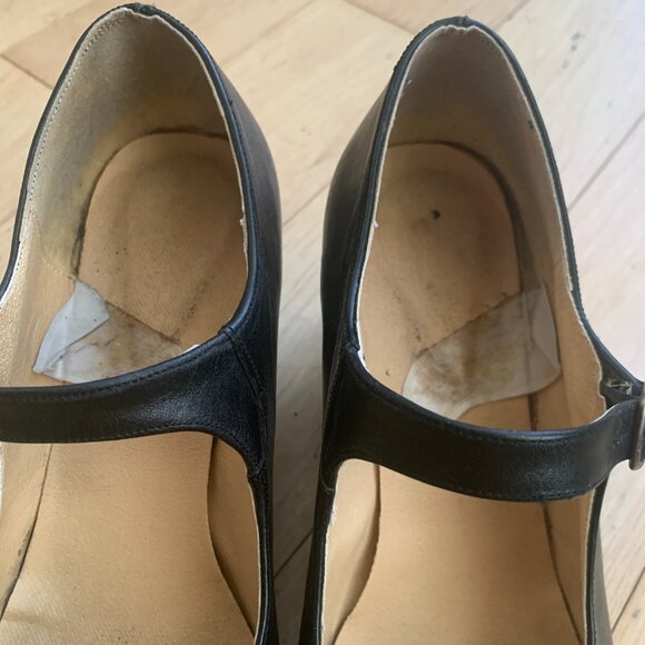 MENKES Black Leather Flamenco Shoes- Great Condition!! - Picture 2 of 6